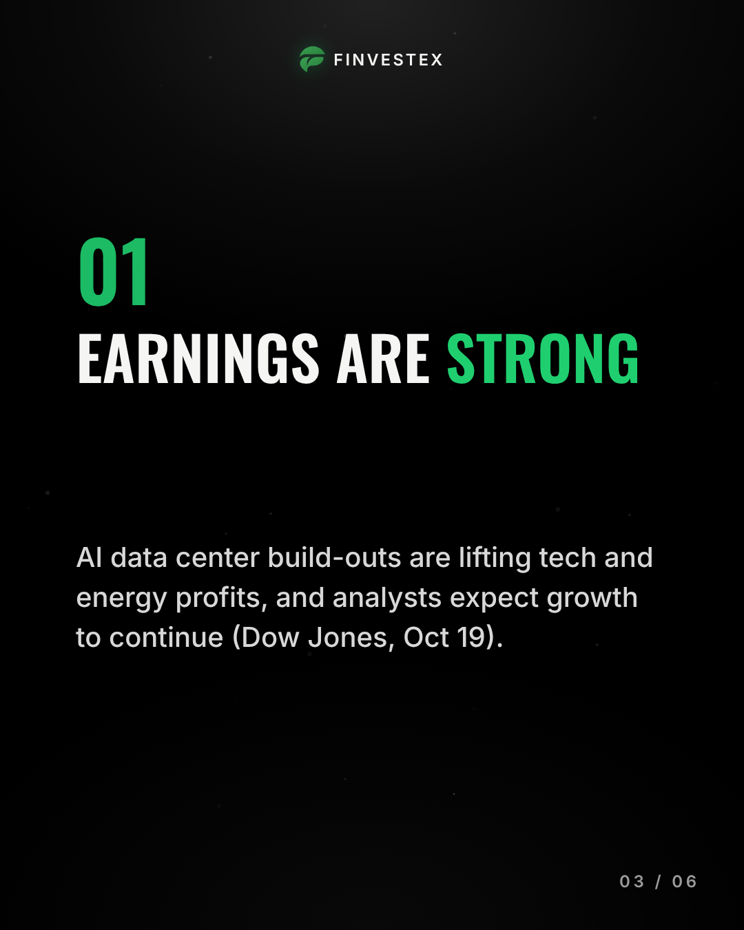 Strong earnings are colliding with rising yields. Is AI really immune? — slide 3 of 6