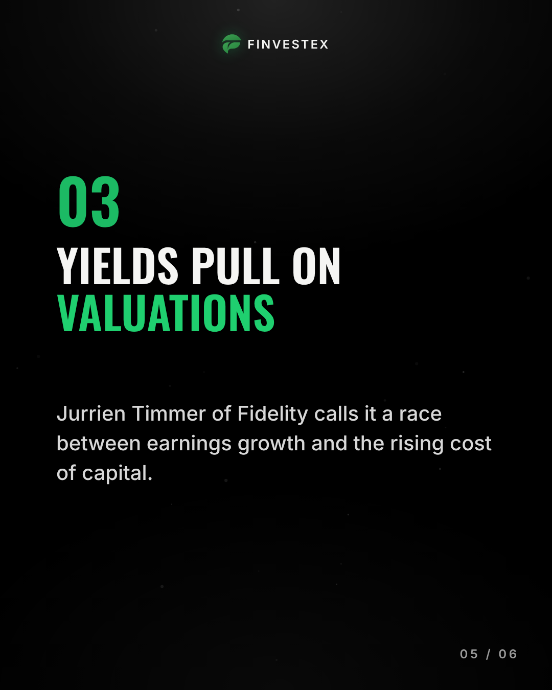 Strong earnings are colliding with rising yields. Is AI really immune? — slide 5 of 6